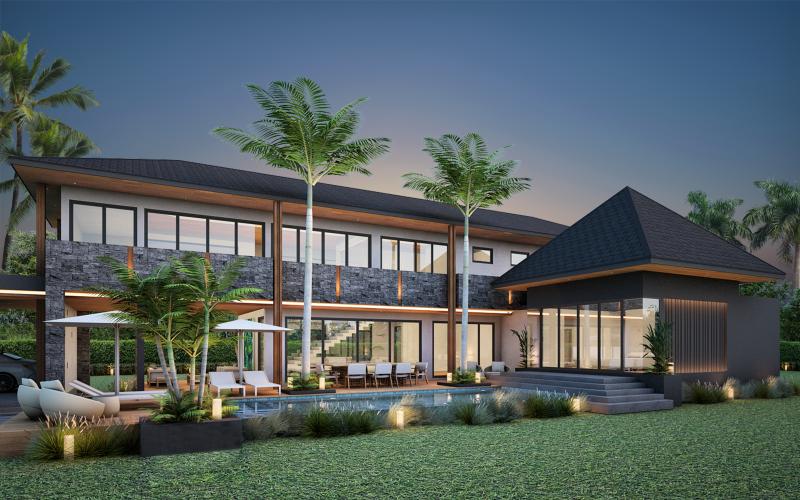 Tropical Modern Pool Villa
