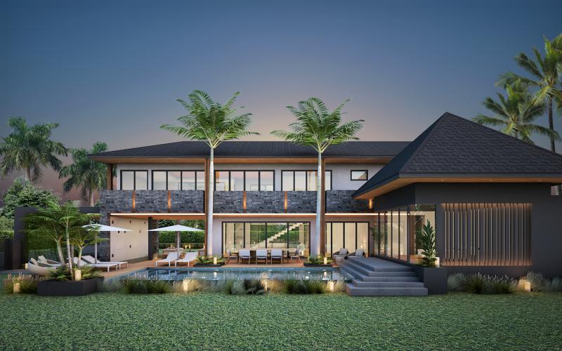 Tropical Modern Pool Villa
